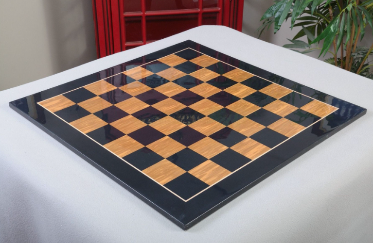 Blackwood & Olivewood Classic Traditional Wooden Chess Board - 2.25" Squares