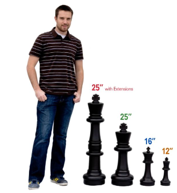 16" Giant Chess Set - Includes Pieces and Board