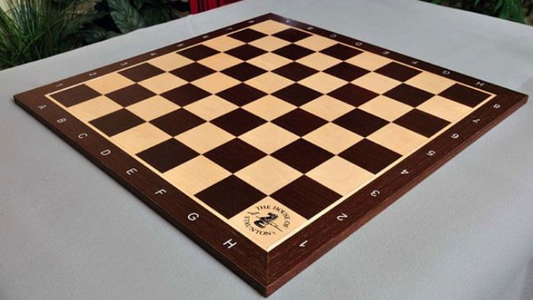 African Palisander and Maple Wooden Tournament Chess Board